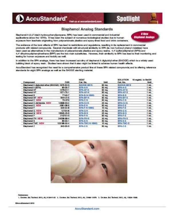 Accustandard Industrial Bisphenol Analog